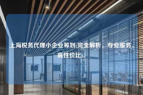 上海税务代理小企业筹划(完全解析，专业服务，高性价比)。